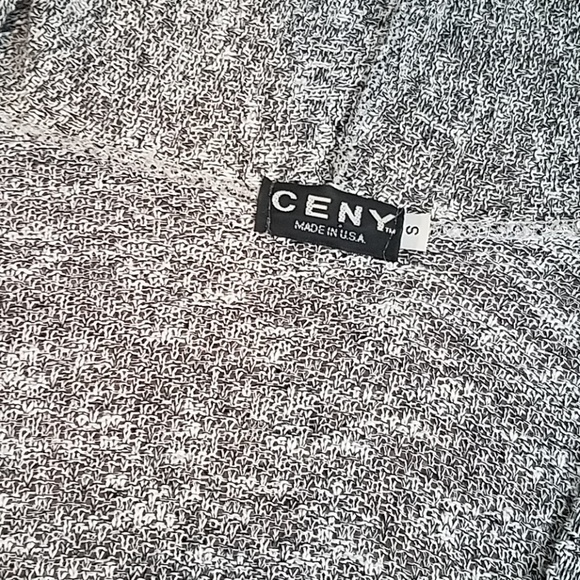 Ceny gray knitted button free cardigan - Picture 4 of 6